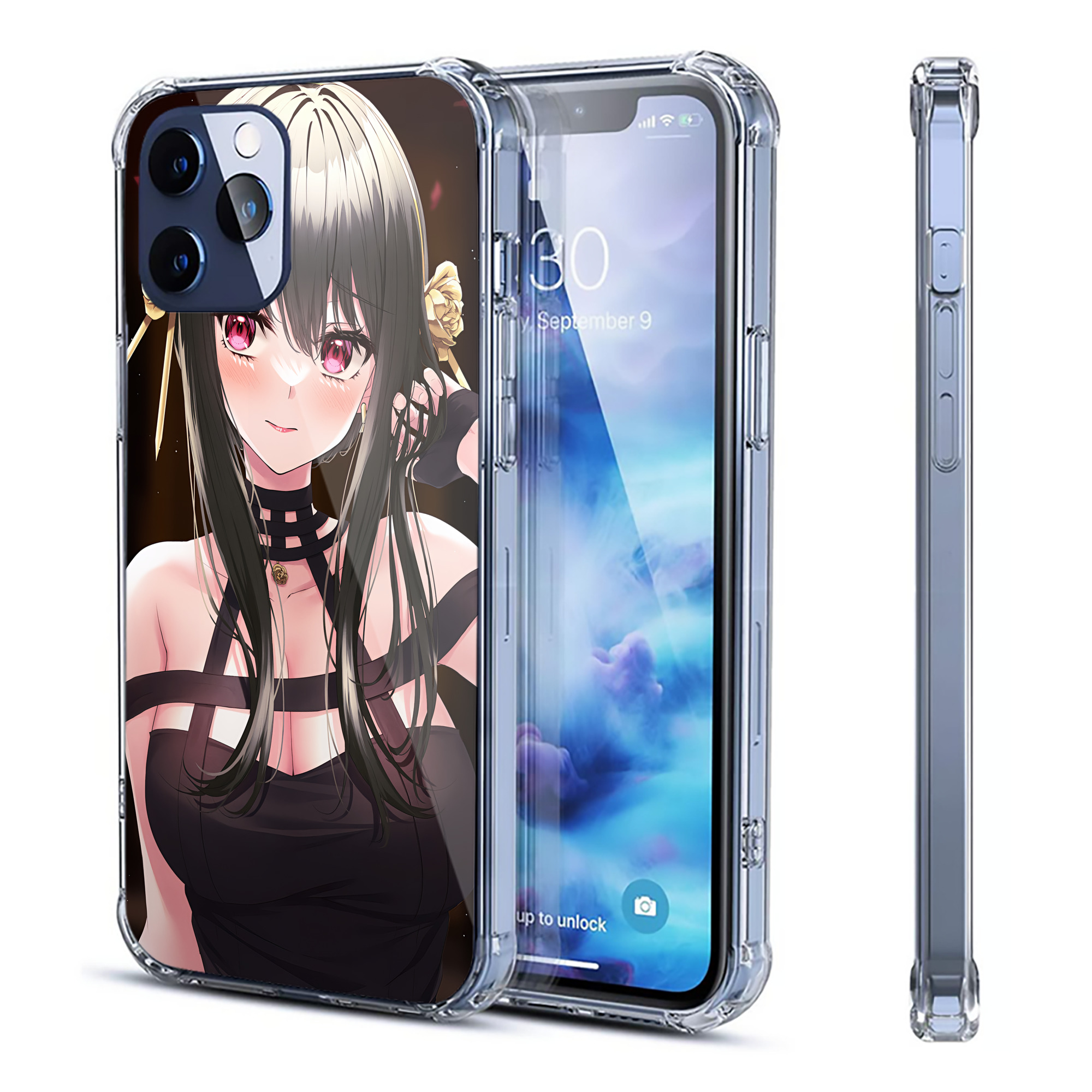 （画像用） SPY×FAMILY间谍家家酒 【iPhone 12シリーズ対応】透明スマホケース（クリアソフトケース）